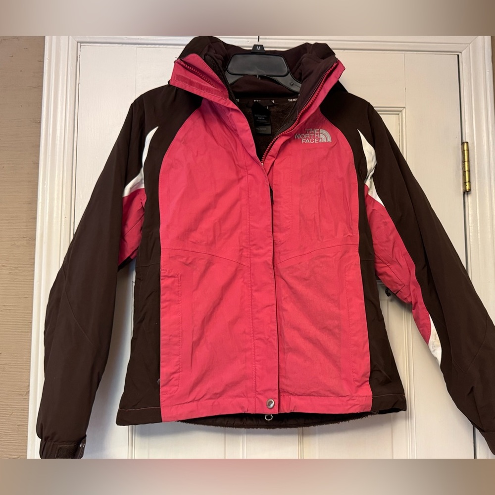 The North Face Pink and Brown Utility Jacket